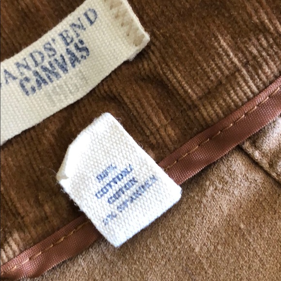 Lands’ End Canvas Brown Corduroy Mini Skirt - Picture 4 of 5